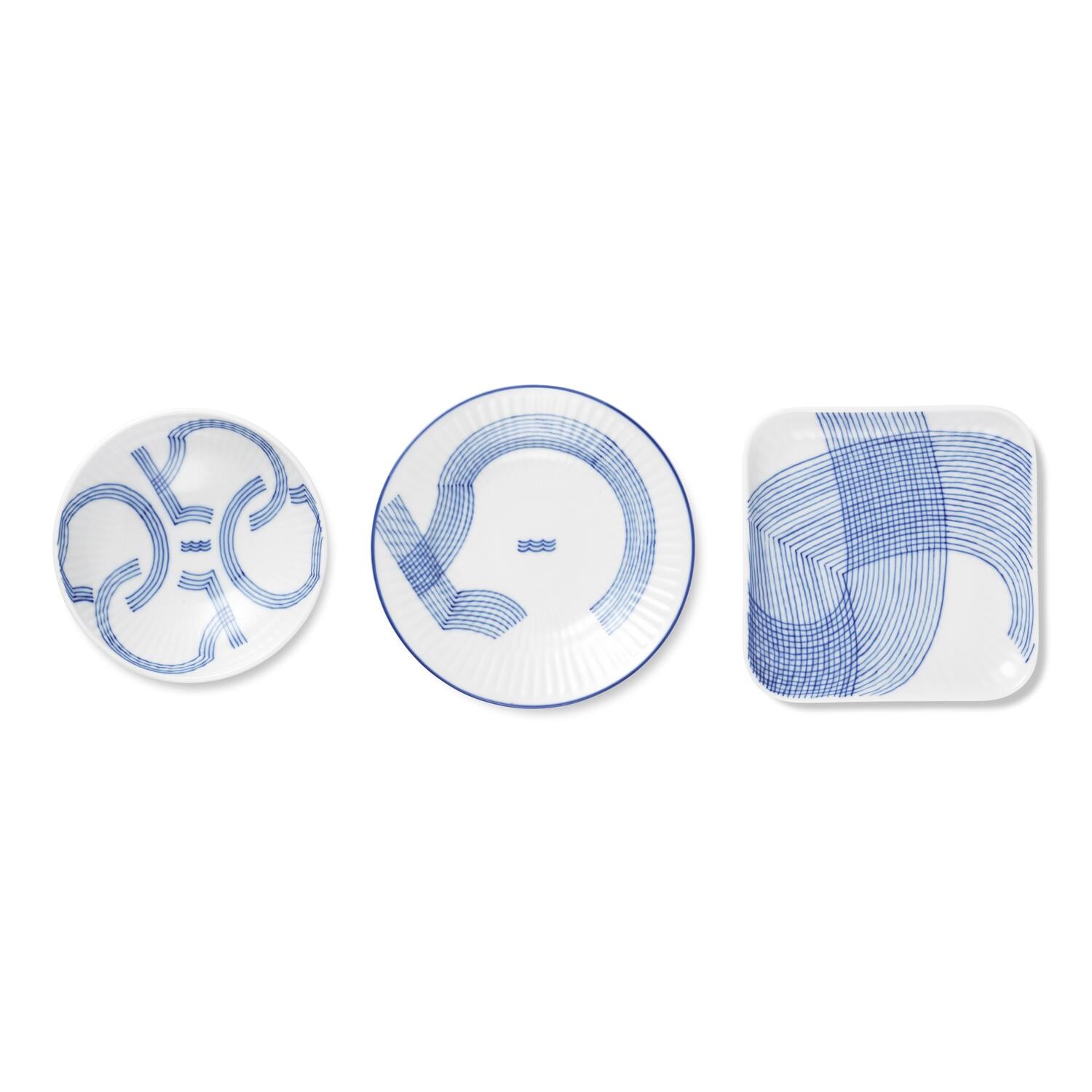 Motif små fade - 3 stk.